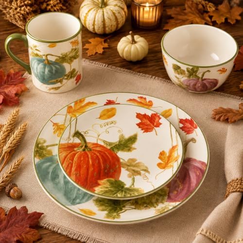 Certified International Harvest Autumn Havest 16 Pc Dinnerware Set, Service for 4, Multicolor - Image 2