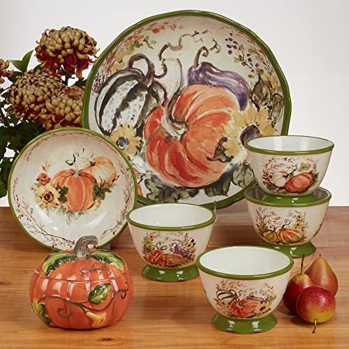 Certified International Harvest Morning 11" Dinner Plates, Multicolor, Large, Set of 4 (Pack of 3) - Image 4