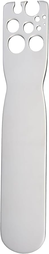Herb Stripper Stainless Steel Kitchen Herb Leaf Stripping Tool Metal Herb Pealer LooseLeaf Kale Razor for Kale, Chard, Collard Greens, Thyme, Basil, Rosemary