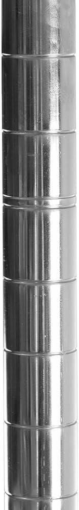 Shelving Inc. 14" d x 72" w Chrome Wire Shelving with 2 Tier Shelves, Weight Capacity 800lbs Per Shelf