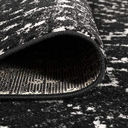 JONATHAN Y Boho Vintage Diamond Black/Ivory Indoor Area Rug 12X18 ft, Moroccan Hype for Living Room, Bedroom, Kitchen, Office, Easy-Cleaning, High Traffic, Pet-Friendly, Non-Shedding (MOH101D-18) - Image 4