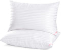 EIUE Hotel Collection Bed Pillows for Sleeping 2 Pack Standard Size，Pillows for Side and Back Sleepers,Super Soft Down Alternative Microfiber Filled Pillows,20 x 26 Inches