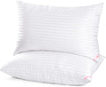 EIUE Hotel Collection Bed Pillows for Sleeping 2 Pack King Size，Pillows for Side and Back Sleepers,Super Soft Down Alternative Microfiber Filled Pillows,20 x 36 Inches