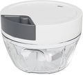Glad Manual Pull Vegetable Chopper - Small Handheld Food Processor and Veggie Cutter with Pull String - Kitchen Cooking Tool for Meal Prep, 13.5oz (400mL)