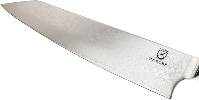 Mercer Culinary Premium Grade Super Steel, 8-Inch Chef's Knife, Ebony Wood Handle
