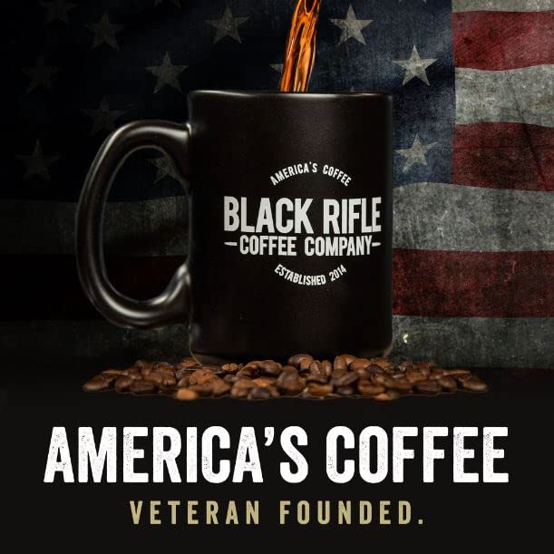 Black Rifle Coffee Company Freedom Blend, 12 Count, Medium Roast K Cups - Single Serve K Cups Coffee Pods - Kcup Pods Compatible with Keurig 1.0 & 2.0 - Made from Arabica Beans
