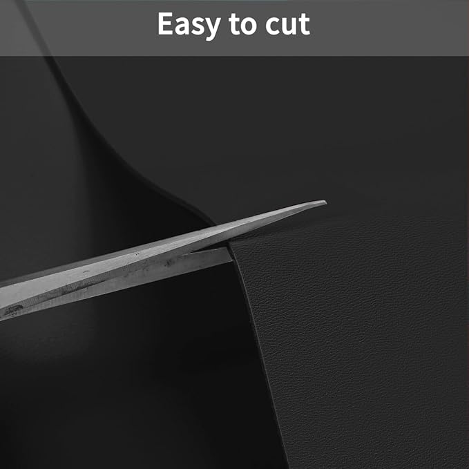 Vanity Protector Mat - Can Be Used On Both Sides Waterproof and Easy to Clean Good Flatness Used for Dresser Table(Black+Black 10x48)