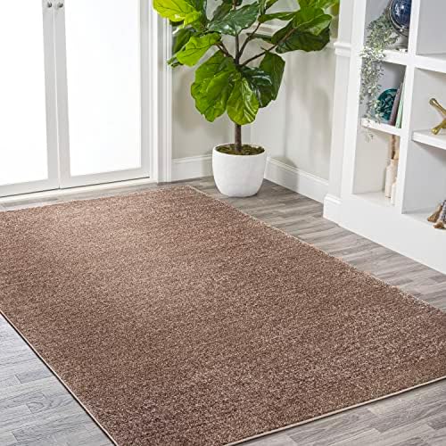 JONATHAN Y Haze Solid Low-Pile Brown Indoor Area Rug 12x15, Coastal,Bohemian,Minimalist,Classic, Easy-Cleaning for Living Room,Bedroom,Kitchen,Pet Friendly,Non-Shedding (SEU100J-15) - Image 3