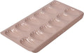 Madeleine Pan, 12-Cavity Mold Cake Pan Non-Stick Oval Shell Madeline Bakeware for Oven Baking (Rose Gold)