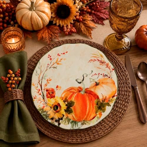 Certified International Harvest Morning 11" Dinner Plates, Multicolor, Large, Set of 4 - Image 2