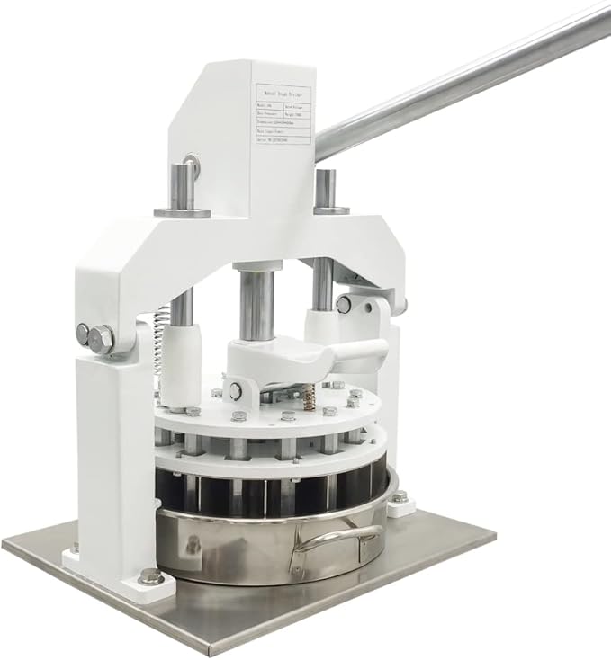 Manual Dough Divider 18pcs, Commercial Dough Dividing Cutting Machine, Stainless Steel Dough Cutter for Bakery, Pizzeria