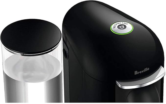 Nespresso Vertuo Plus Deluxe Coffee and Espresso Maker by Breville, Piano Black with Aeroccino Milk Frother
