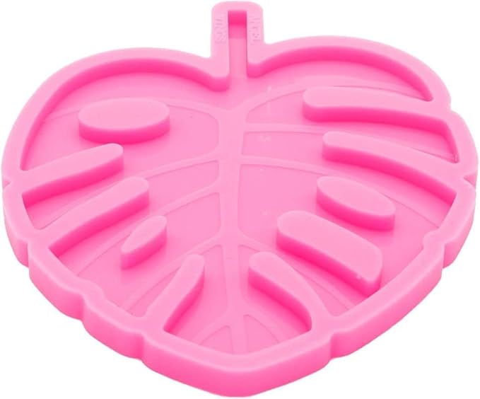 Leaf Coaster Resin Molds Silicone Epoxy Casting Mold for Cup Mat Geode Coaster Agate Resin Mold DIY Unique Coaster Home Decoration(4.72x4.72inch)