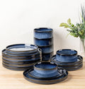 TheTerra Ceramic Dinnerware Set for 6, 18-Piece Plates and Bowls Set by TheTerra