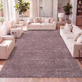 JONATHAN Y Haze Solid Low-Pile Light Purple Indoor Area Rug 12x15, Coastal,Bohemian,Minimalist,Classic, Easy-Cleaning for Living Room,Bedroom,Kitchen,Pet Friendly,Non-Shedding (SEU100R-15) by JONATHANY