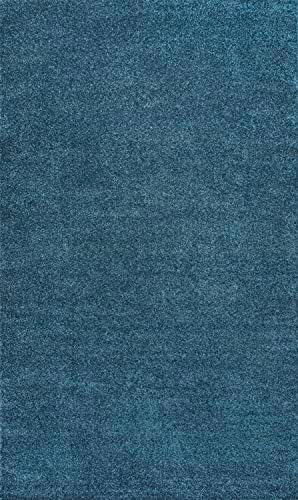 JONATHAN Y Haze Solid Low-Pile Turquoise Runner Rug 2x16, Coastal,Bohemian,Minimalist,Classic, Easy-Cleaning for Living Room,Bedroom,Kitchen,Pet Friendly,Non-Shedding (SEU100H-216) - Image 4