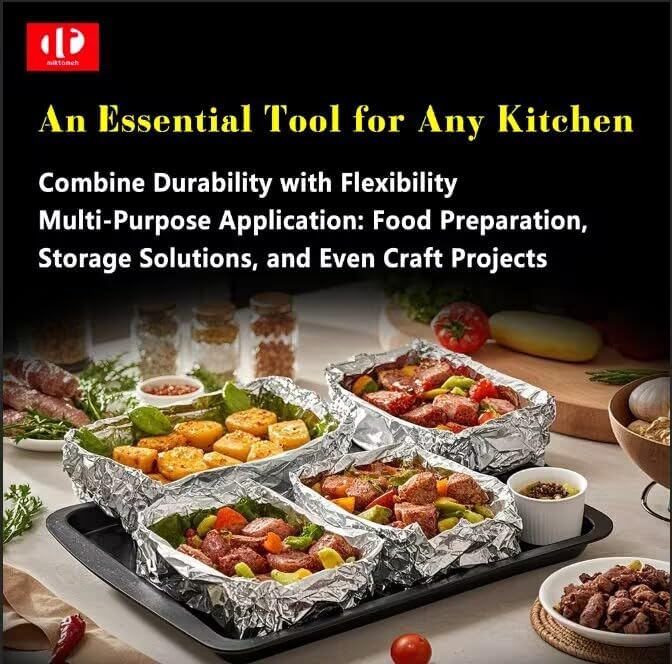 Standard Aluminum Foil 1000 Sq Ft(12 In Wide), Pack of 1