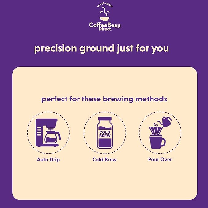 Coffee Bean Direct Six Bean Espresso, Ground Coffee, Dark Roast, 5 Pound Bag (Pack of 1)