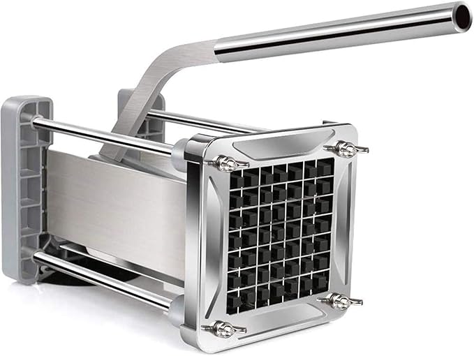French Fry Cutter, Sopito Professional Potato Cutter Stainless Steel with 1/2-Inch Blade Great for Potatoes Carrots Cucumbers