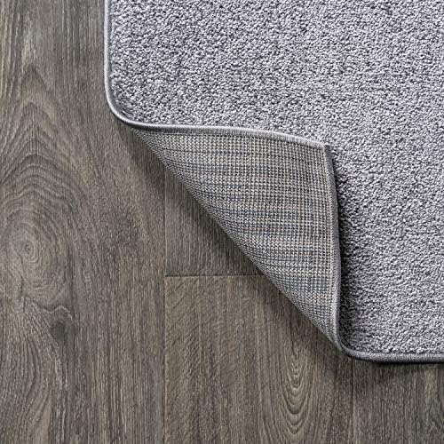 JONATHAN Y Haze Solid Low-Pile Gray 5x5 Square Indoor Area Rug, Coastal,Bohemian,Minimalist,Classic, Easy-Cleaning for Living Room,Bedroom,Kitchen,Pet Friendly,Non-Shedding (SEU100A-5SQ) - Image 6