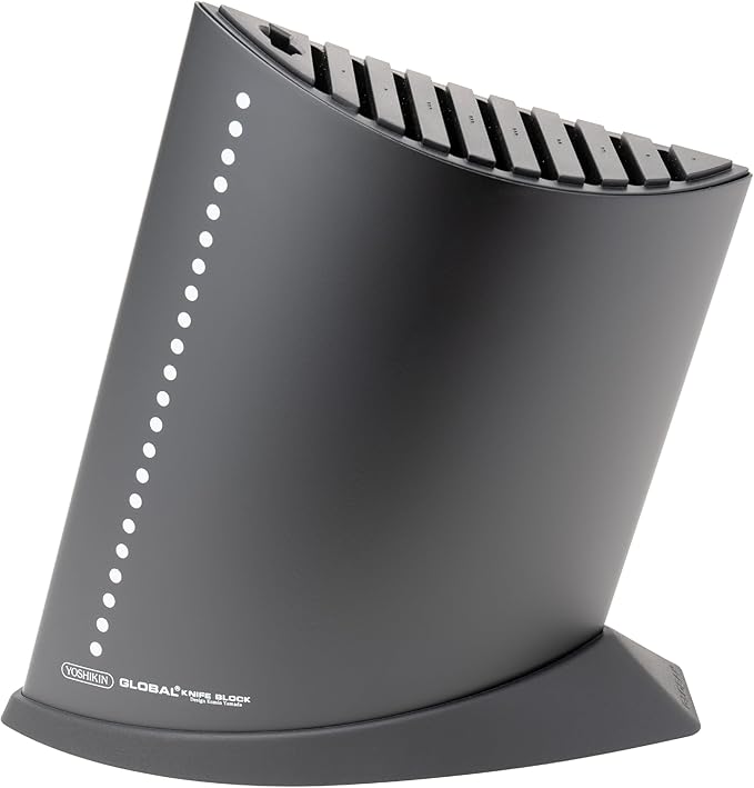 Global GKB-52/CB, 10 Slot Knife Block, Black
