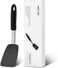 Unicook Flexible Silicone Spatula, Turner, 600F Heat Resistant, Ideal for Flipping Eggs, Burgers, Crepes and More, Small