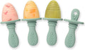 PrimaStella Silicone Petite Pops - Baby Popsicle Mold - BPA Free - Dishwasher Safe - 4 months+ (Sage Green Teether Pops)