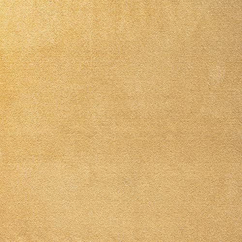 JONATHAN Y Haze Solid Low-Pile Mustard 5x5 Square Indoor Area Rug, Coastal,Bohemian,Minimalist,Classic, Easy-Cleaning for Living Room,Bedroom,Kitchen,Pet Friendly,Non-Shedding (SEU100B-5SQ) - Image 2