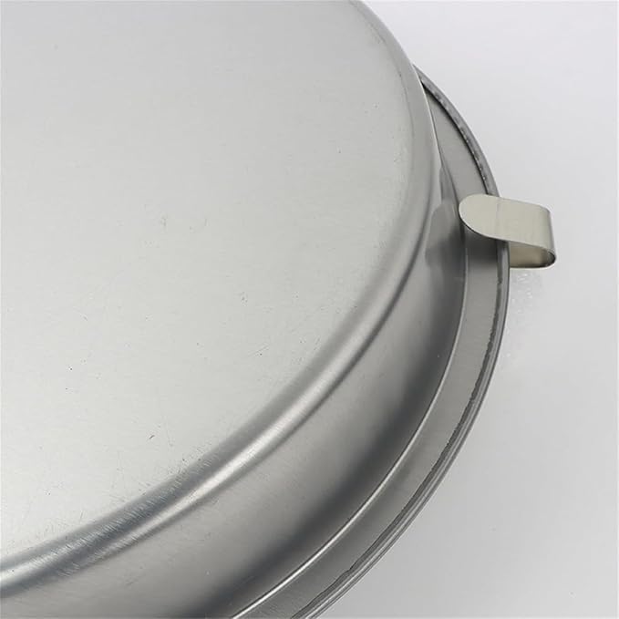 Easy Release Pans Round with Lever, 9.7" Quick Release Easy-Out Cake Pan Set,Baking Tools Pans Stainless Steel Round,Apple Pie Bake & Serve Sets, For All Kinds of Bases (2)