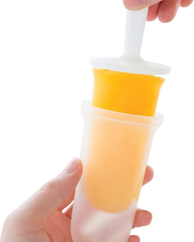 Zoku Classic Pop Molds, 6 Easy-release Popsicle Molds With Sticks and Drip-guards, BPA-free