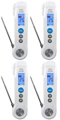 Sper Scientific Dual Function Infrared & Probe Food Safety Thermometer 800115 - Non-Contact Infrared Surface Temperature & Foldable Probe for Internal Temps, Fast & Accurate for Kitchens & more - 4 pc