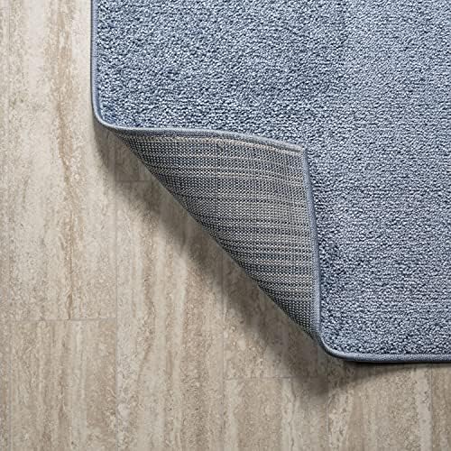 JONATHAN Y Haze Solid Low-Pile Classic Blue Runner Rug 2x14, Coastal,Bohemian,Minimalist,Classic, Easy-Cleaning for Living Room,Bedroom,Kitchen,Pet Friendly,Non-Shedding (SEU100F-214) - Image 4