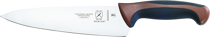 Mercer Culinary Millennia Colors 5-Piece Magnetic Board Set with Chocolate Handles, Bamboo