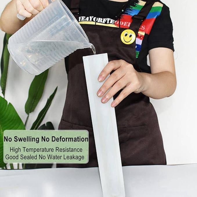 Dinosaur Tube Column Silicone Soap Mold Embed Soap Making Supplies