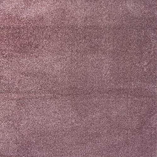 JONATHAN Y Haze Solid Low-Pile Light Purple 5x5 Square Indoor Area Rug, Coastal,Bohemian,Minimalist,Classic, Easy-Cleaning for Living Room,Bedroom,Kitchen,Pet Friendly,Non-Shedding (SEU100R-5SQ) - Image 2