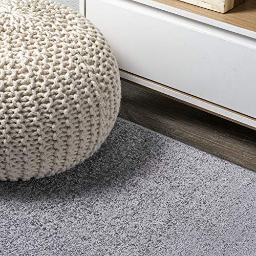 JONATHAN Y Haze Solid Low-Pile Gray Runner Rug 2x8, Coastal,Bohemian,Minimalist,Classic, Easy-Cleaning for Living Room,Bedroom,Kitchen,Pet Friendly,Non-Shedding (SEU100A-28) - Image 4