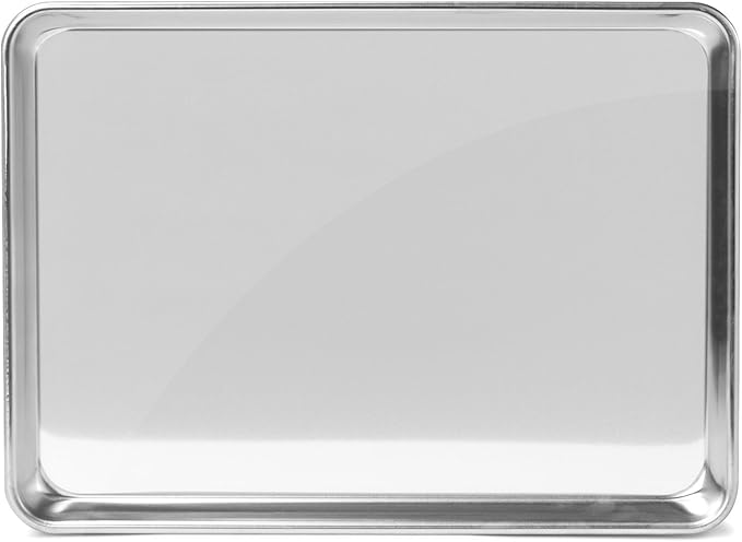 GRIDMANN 13" x 18" Commercial Grade Aluminum Cookie Sheet Baking Tray Jelly Roll Pan Half Sheet - 6 Pans