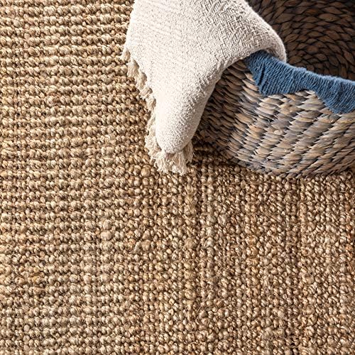 JONATHAN Y Pata Hand Woven Chunky Jute Natural Runner Rug, 2x16, Bohemian, Rustic, Cottage, Easy-Cleaning for Living Room, Bedroom, Kitchen, Non-Shedding (NRF102A-216) - Image 5