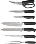 Camp Chef 9 Piece Professional Knife Set,Black