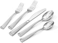 KINGSTONE Silverware Set, 60-Piece Flatware Set for 12, 18/10 Stainless Steel Cutlery Set with Bead Edge, Utensil for Kitchen, Home, Party, Wedding, Mirror Polished, Dishwasher Safe, Featured Gifts