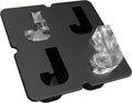 Customized Letter J Ice Cube Mold -Letter Silicone Ice Mold for Custom Ice Cube Mold and Baking Chocolate and Crafting Letter Molds, Ice Cube Molds for Cocktails & Whiskey with Custom Letters