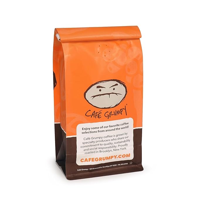 Café Grumpy Coffee - Colombia Whole Beans Arabica, 12oz Bag, Single Origin, Medium Roast, Drip, French Press, Pour Over, Cold Brew (Whole Beans)