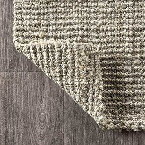 JONATHAN Y Pata Hand Woven Chunky Jute Gray Indoor Area Rug, 10x14, Bohemian, Rustic, Cottage, Easy-Cleaning for Living Room, Bedroom, Kitchen, Non-Shedding (NRF102C-14) - Image 5