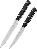 DURA LIVING 2-Piece Premium Kitchen Knife Set - Ultra-Sharp 5" Utility Knife & 3.5" Paring Knife, High Carbon Stainless Steel, Forged for Precision, Multipurpose Cooking Knives with Ergonomic Handles