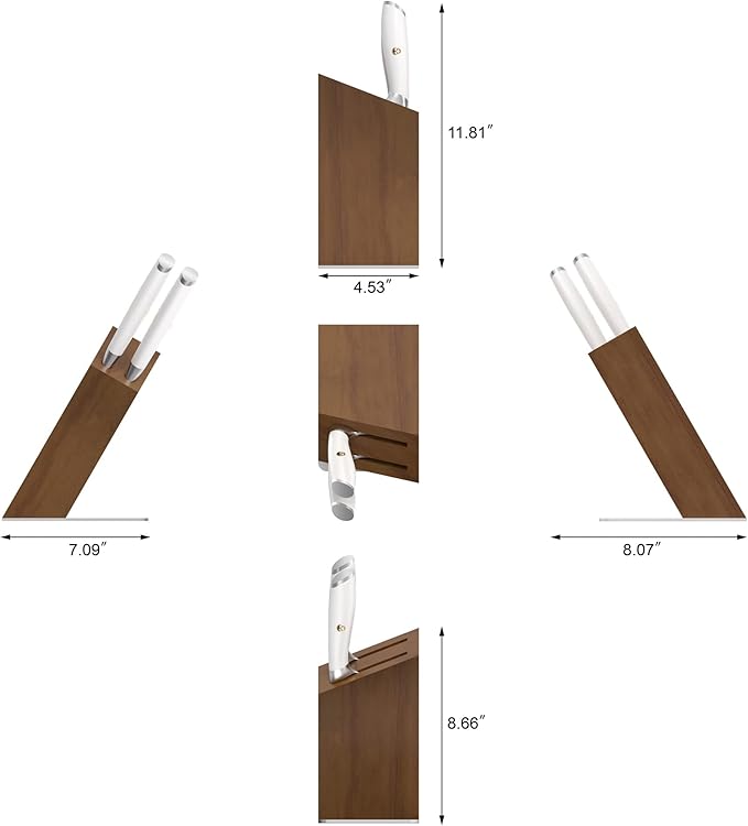 Cangshan L1 Series 3-Piece HUA Cleaver Knife Block Set, Forged German Steel, 1027518