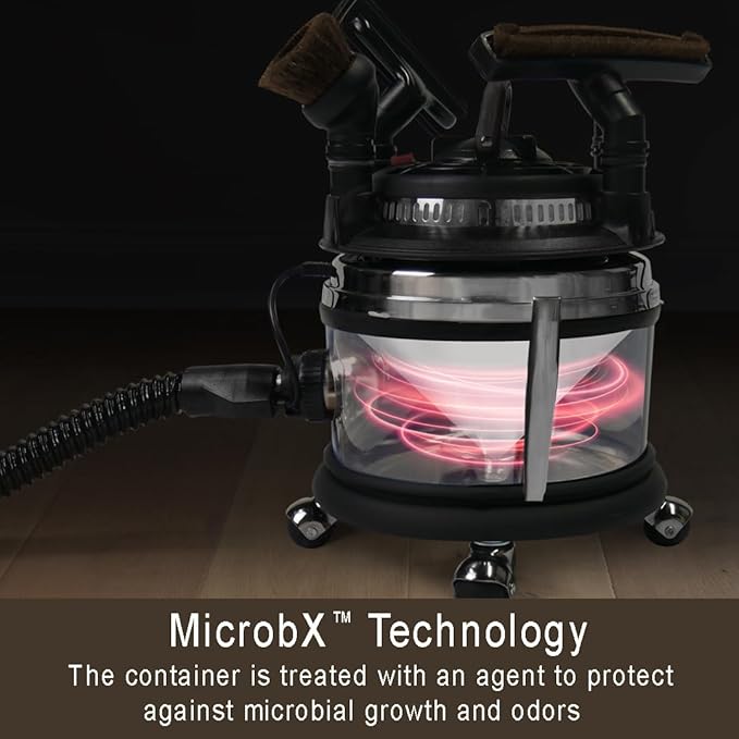 Filter Queen Majestic Surface Cleaner, Red, Canister Vacuum with Bagless Cyclonic Action, The Ultimate All-in-One Cleaning Machine
