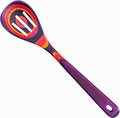 Totally Bamboo Baltique Waikiki Collection 12-1/2" Wooden Slotted Cooking Spoon, Safe for Nonstick