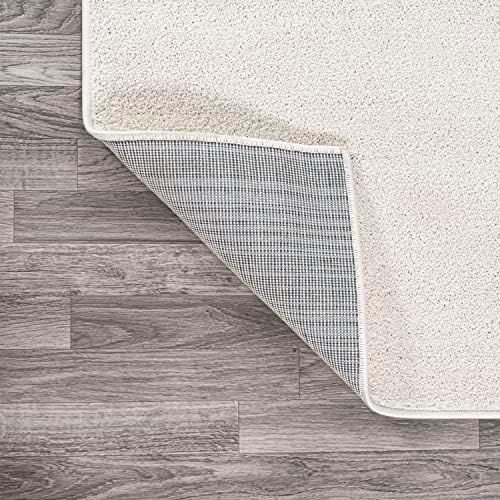 JONATHAN Y Haze Solid Low-Pile Cream Runner Rug 2x14, Coastal,Bohemian,Minimalist,Classic, Easy-Cleaning for Living Room,Bedroom,Kitchen,Pet Friendly,Non-Shedding (SEU100T-214) - Image 6