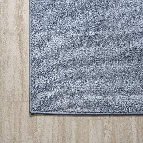 JONATHAN Y Haze Solid Low-Pile Classic Blue Indoor Area Rug 8x10, Coastal,Bohemian,Minimalist,Classic, Easy-Cleaning for Living Room,Bedroom,Kitchen,Pet Friendly,Non-Shedding (SEU100F-8) - Image 6