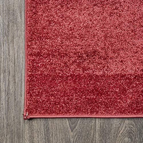JONATHAN Y Haze Solid Low-Pile Red Indoor Area Rug 3x5, Coastal,Bohemian,Minimalist,Classic, Easy-Cleaning for Living Room,Bedroom,Kitchen,Pet Friendly,Non-Shedding (SEU100E-3) - Image 6